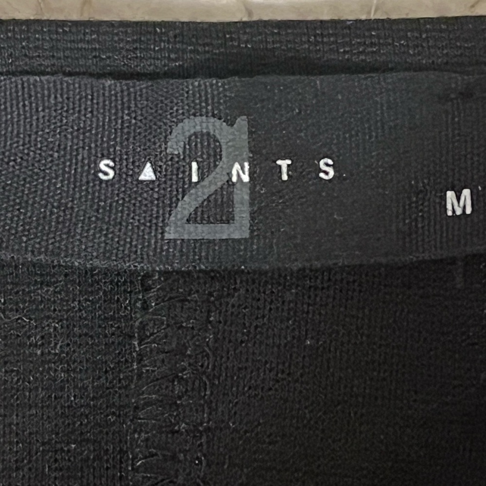 21 Saints Chic Black and White Sleeveless Mini Dress, size Medium - Picture 5 of 7